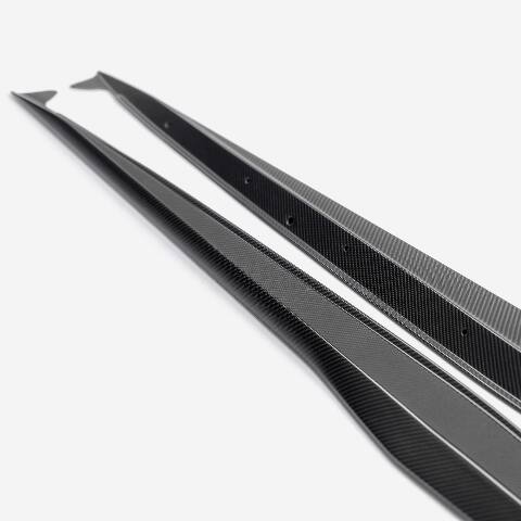 2023-2024 Chevrolet Corvette Z06 (C8) Carbon Fiber Rocker Panel Splitter  - Anderson Composites - AC-SS23CHC8Z6 - Image 2