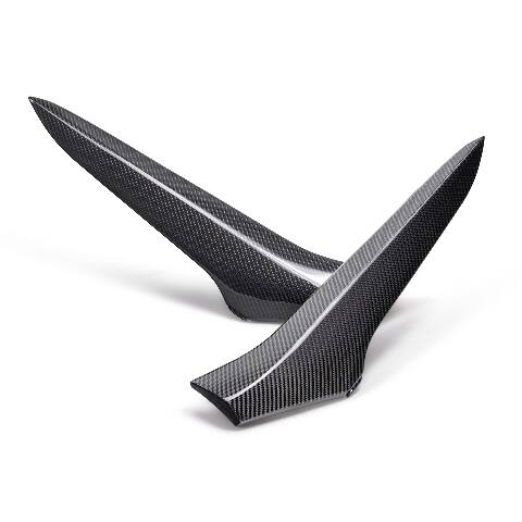 2023-2024 Chevrolet Corvette Z06 (C8) Carbon Fiber Side Scoop Trim - Anderson Composites - AC-SC23CHC8Z6 - Image 2