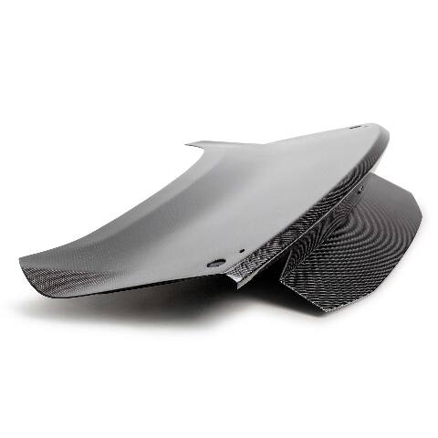 2024 Ford Mustang Type-AC Double Sided Carbon Fiber 1-Piece Decklid - Anderson Composites - AC-TL24FDMU-AC-DS