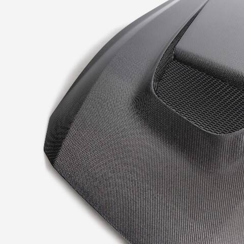 2024 Ford Mustang Type-GTD Double-Sided Carbon Fiber Hood - Anderson Composites - AC-HD24FDMU-GTD-DS - Image 6