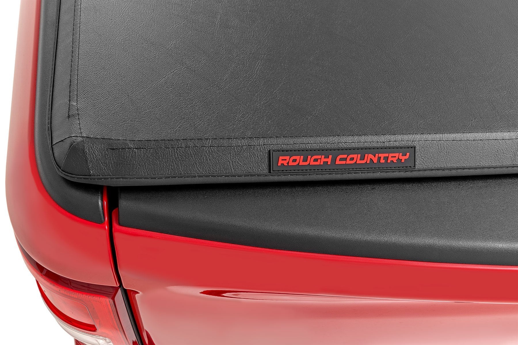 Bed Cover | Tri Fold | Soft | 6'7" Bed | Ford F-150 2WD/4WD | 2009-2014 | Rough Country | 41509650A - Image 2