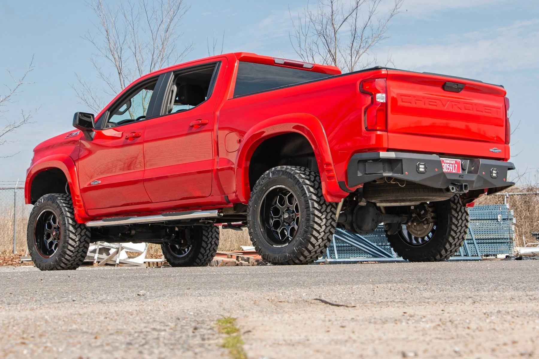 Oval Nerf Step | Chevy/GMC 1500/2500HD/3500HD  [Crew | Def Tank] | 2019-2022 | Rough Country | 21002S - Image 5