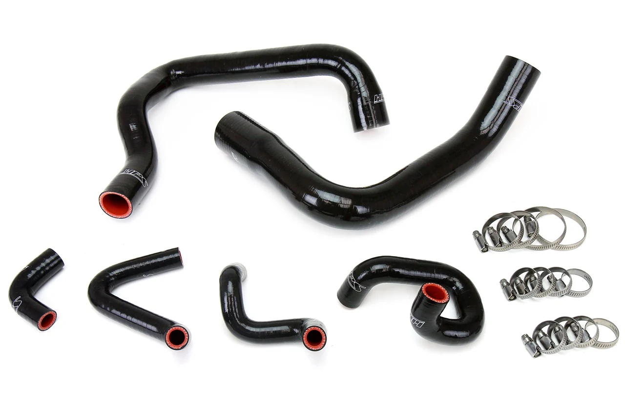 HPS 57-1010-BLK Ford 1986-1993 Mustang GT / Cobra-Radiator + Heater Hose