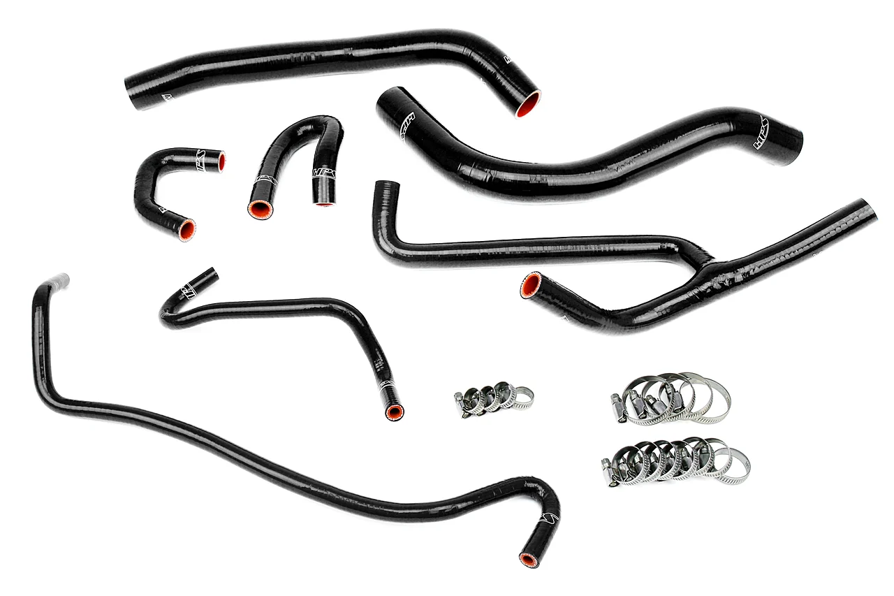 HPS 57-1506-BLK Ford 2015-2017 Mustang 3.7L V6-Radiator + Heater Hose