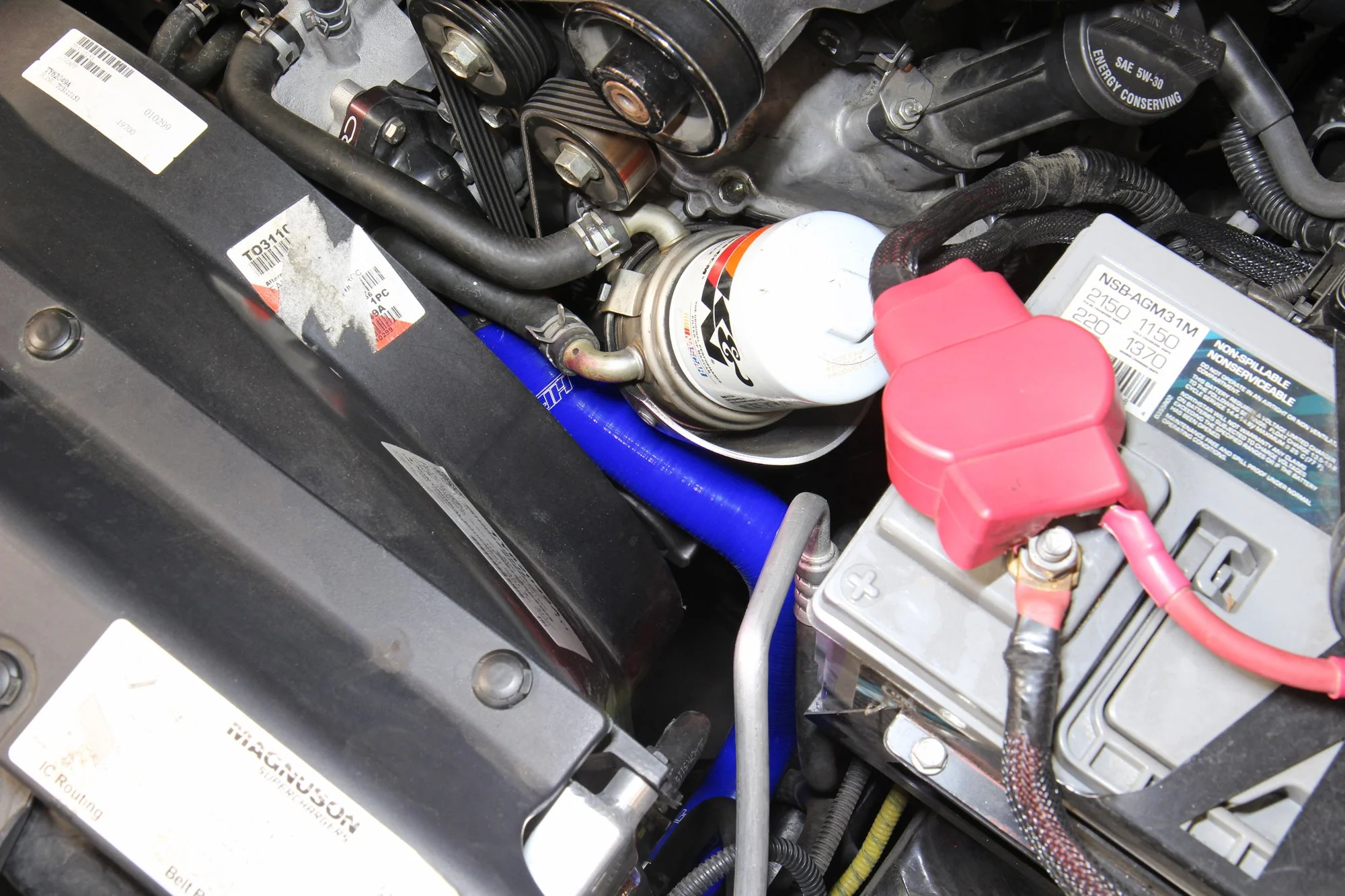 HPS 57-2056-BLUE Toyota 2005-2015 Tacoma 4.0L V6 Supercharged-Radiator Hose - Image 2
