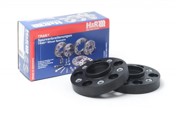 BMW M3, M5, M6 20.0mm DRA Type TRAK+ Wheel Spacers - Black