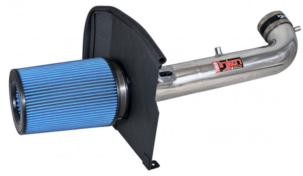 2014-2019 GMC Sierra/Chevrolet Silverado [6.2] PowerFlow Cold Air Intake System - Wrinkle Black | Injen - PF7064WB