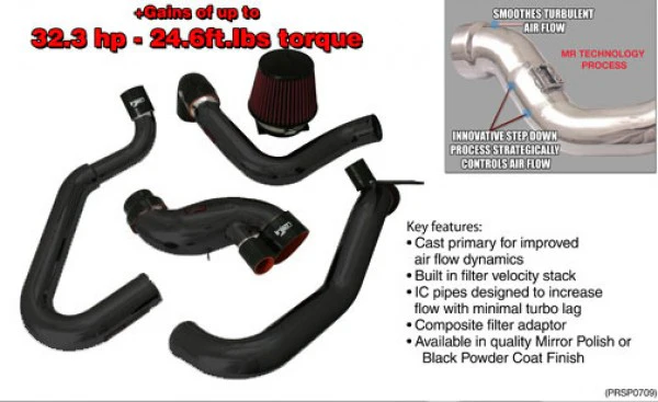 2003-2007 Mitsubishi Lancer Evolution [2.0T] SP Short Ram Air Intake System - Black | Injen - SP1898BLK