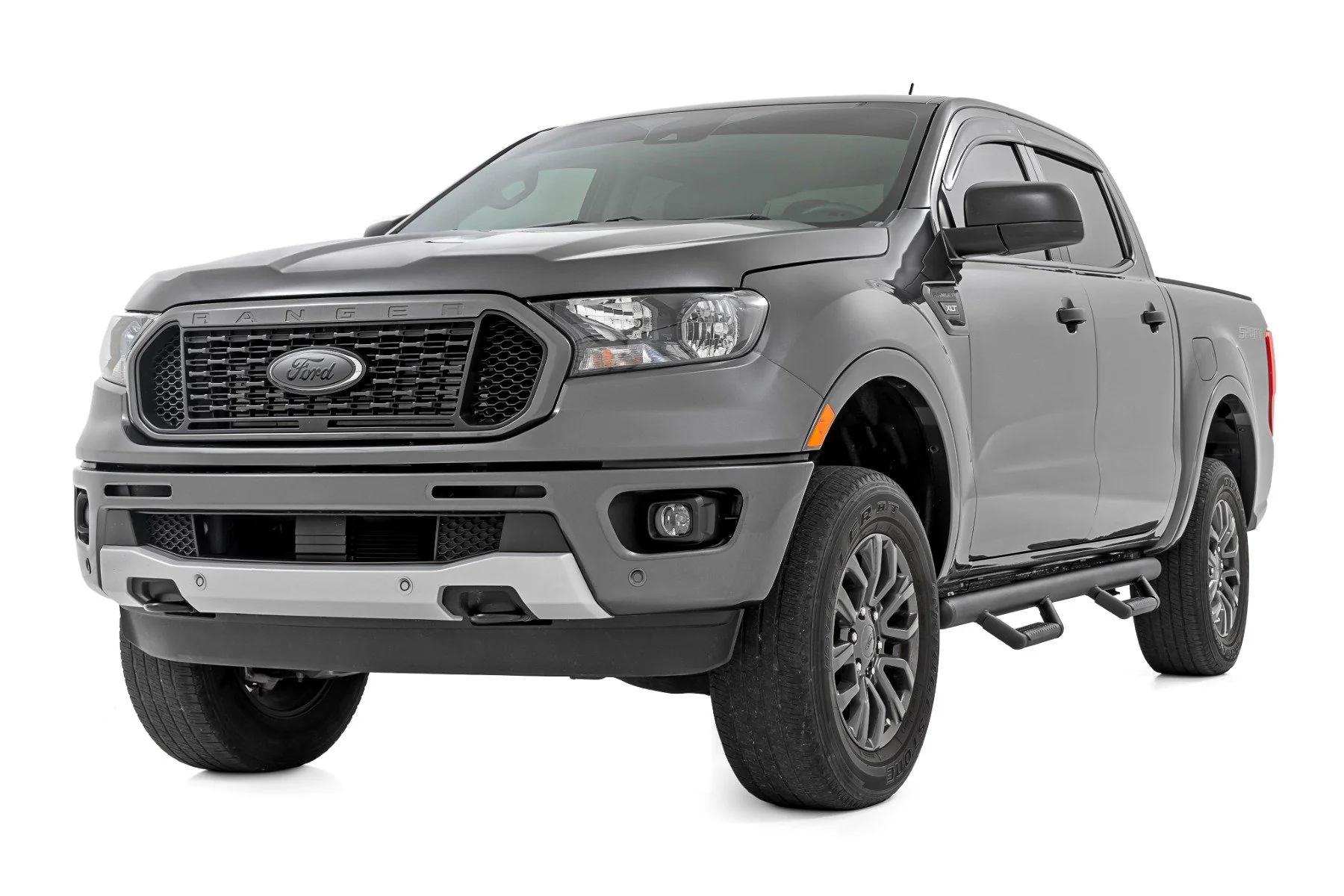 Nerf Steps | Cab Length | Crew Cab | Ford Ranger 2WD/4WD | 2019-2021 | Rough Country | RCF1981CCB - Image 2