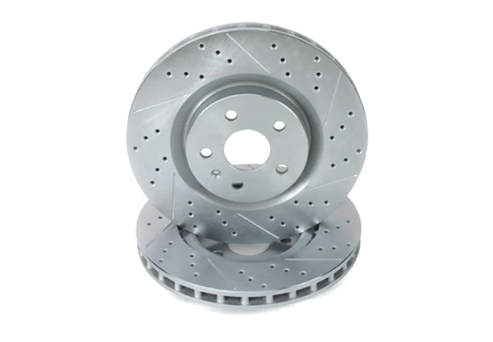 2003-2004 Infiniti G35 Sport / 2003-2008 Nissan 350Z [Z33] BREMBO Cross Drilled & Slotted 1-Pc Sport Rotors [Rear](Set of 2) - NIS71003 - Image 5