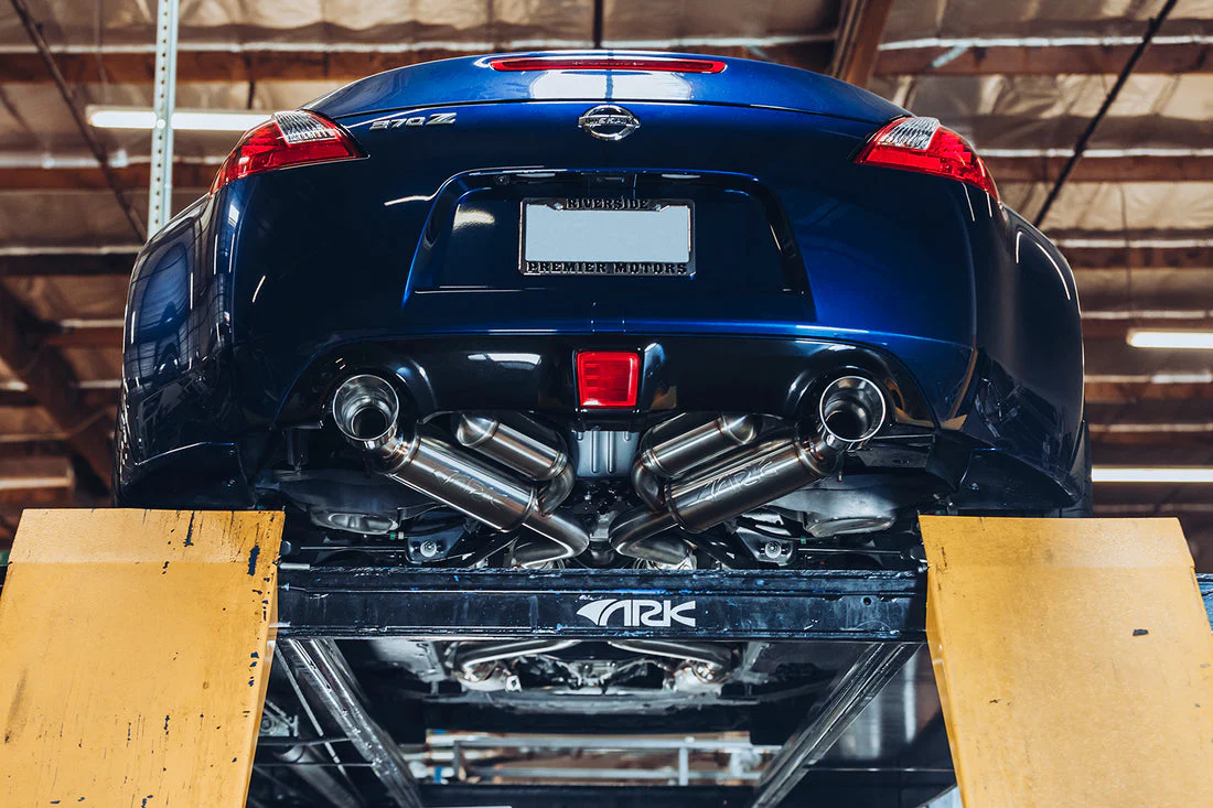 2009-2020 Nissan 370Z GRiP Exhaust System w/ Polished Tips | ARK - SM0901-0109G - Image 2