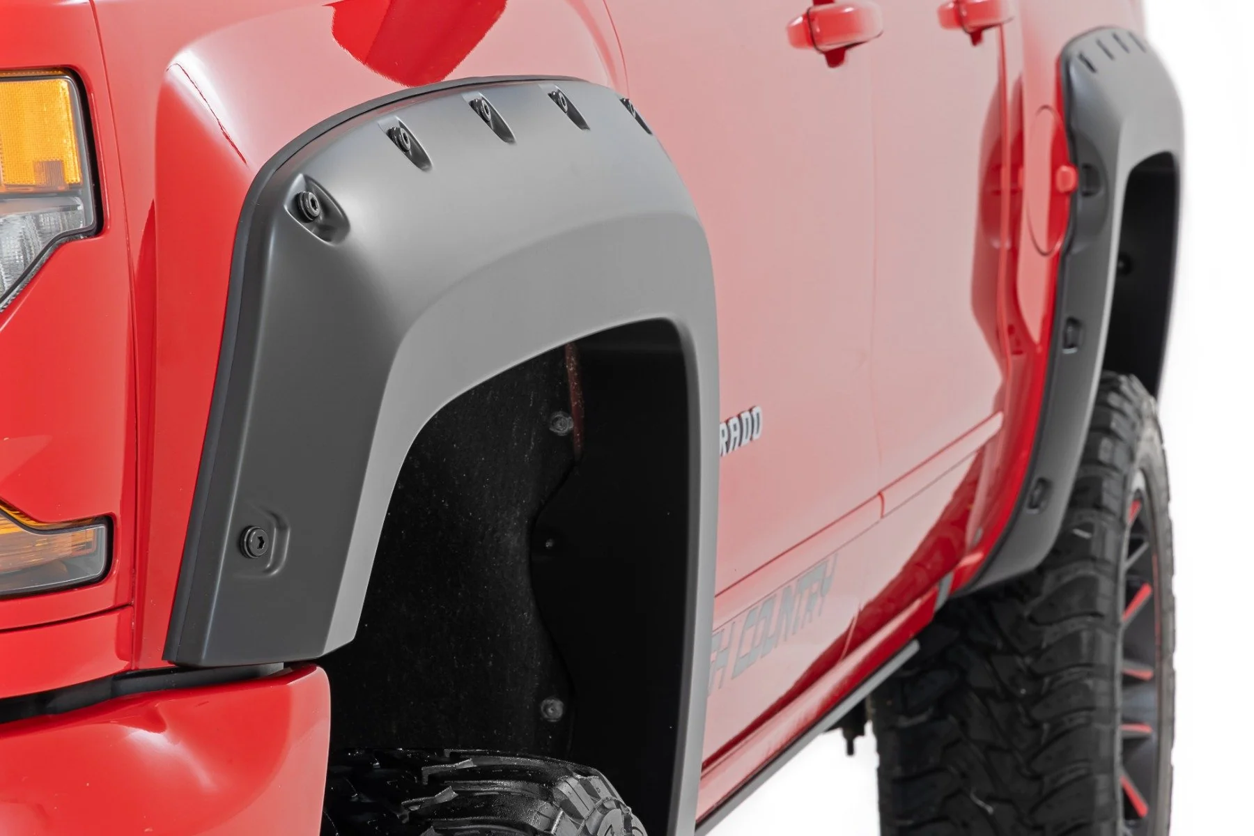Pocket Fender Flares | 5.8 Ft Bed | Chevy Silverado 1500 | 2014-2015 | Rough Country | F-C11413A - Image 4