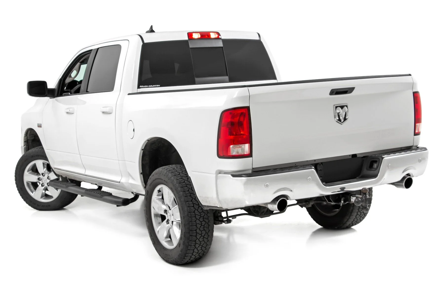 Oval Nerf Step | Crew Cab | Black |Ram 1500/2500/3500 | 2009-2022 | Rough Country | 21003 - Image 3