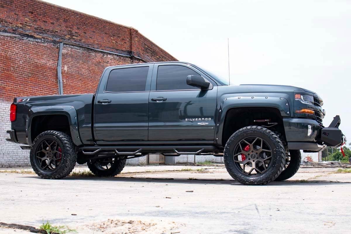 7 Inch Lift Kit | Vertex Coilovers & Shocks | GMC Sierra/ Chevrolet Silverado 1500 4WD | 2014-2016 | Rough Country | 29850 - Image 2