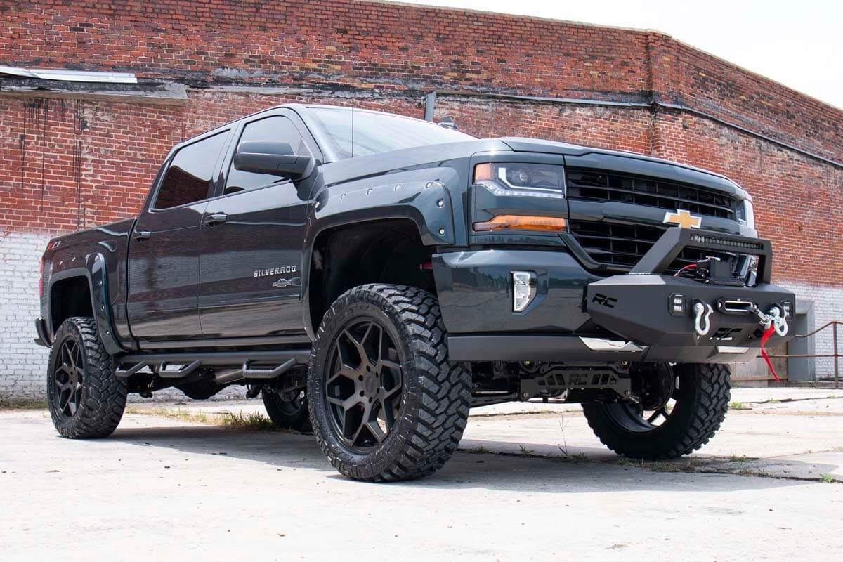 7 Inch Lift Kit | Vertex Coilovers & Shocks | GMC Sierra/ Chevrolet Silverado 1500 4WD | 2014-2016 | Rough Country | 29850 - Image 5