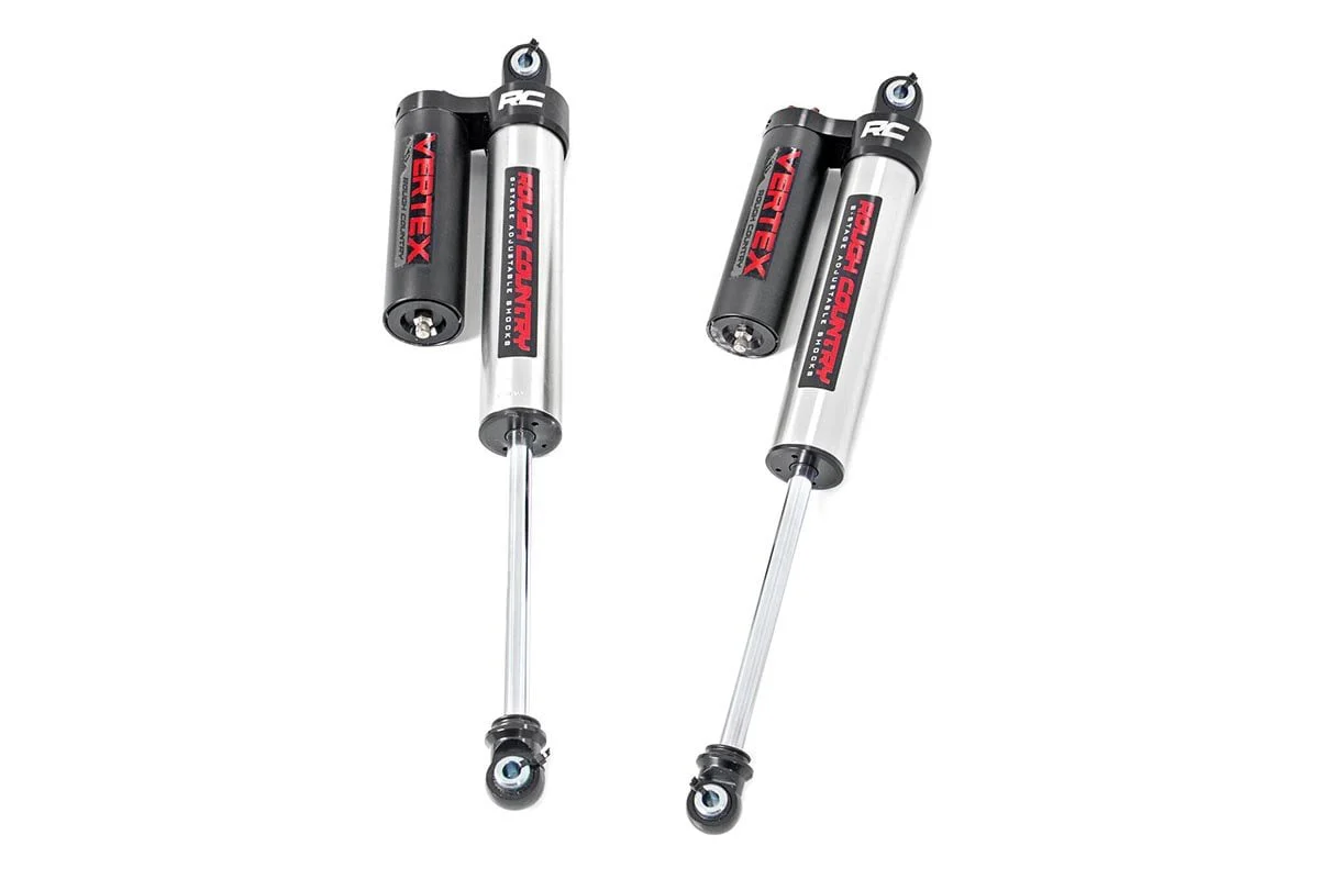 Vertex 2.5 Adj Rear Shocks | 4-7.5" | Ford F150 Shocks 4WD | 2014-2022 | Rough Country | 699002