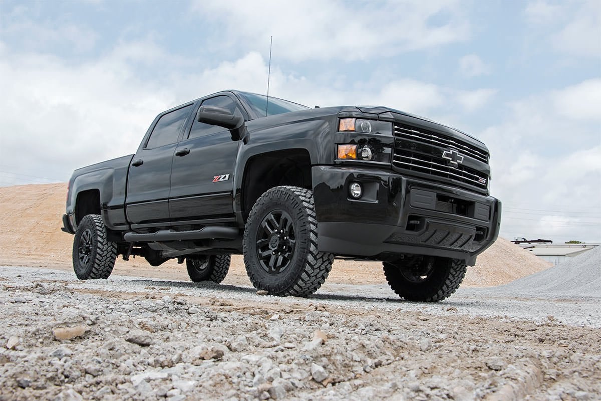 3.5 Inch Lift Kit | V2 | Chevrolet Silverado/GMC Sierra 2500HD/3500HD | 2011-2019 | Rough Country | 95970 - Image 4