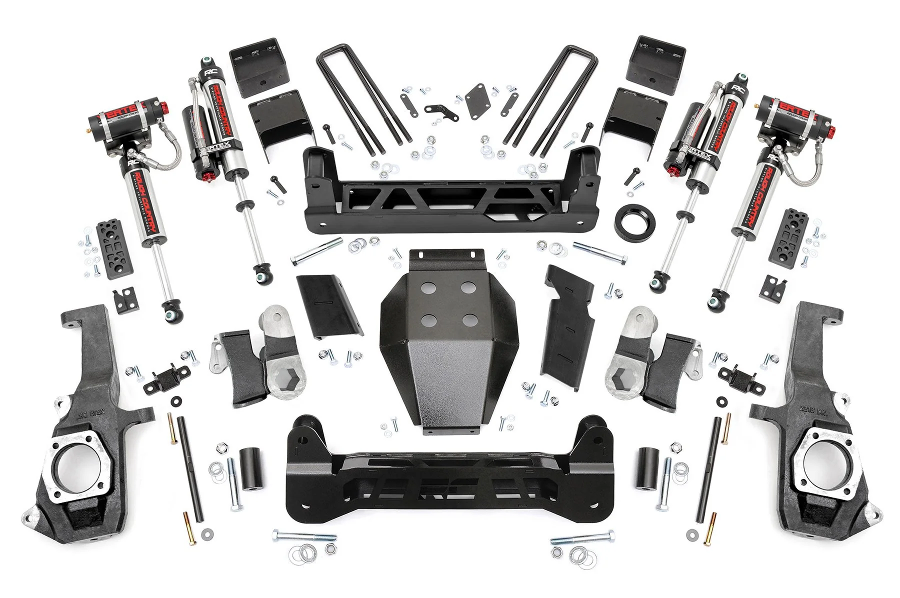 7.5 Inch Lift Kit | NTD | Vertex | Chevrolet Silverado/GMC Sierra 2500HD/3500HD | 2011-2019 | Rough Country | 25350