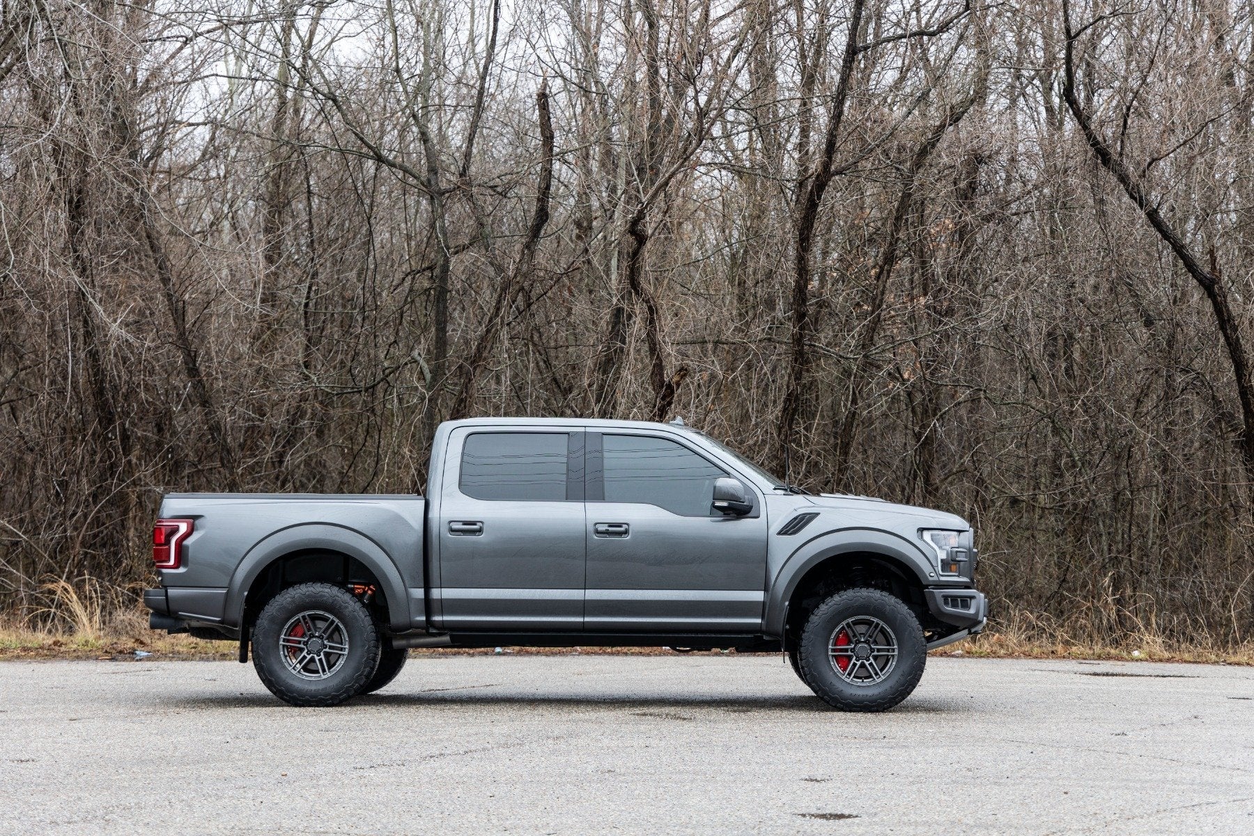 Caliper Cover | Red | Elec RR Brakes | Ford F-150 /Expedition | 2018-2022 | Rough Country | 71122A - Image 3