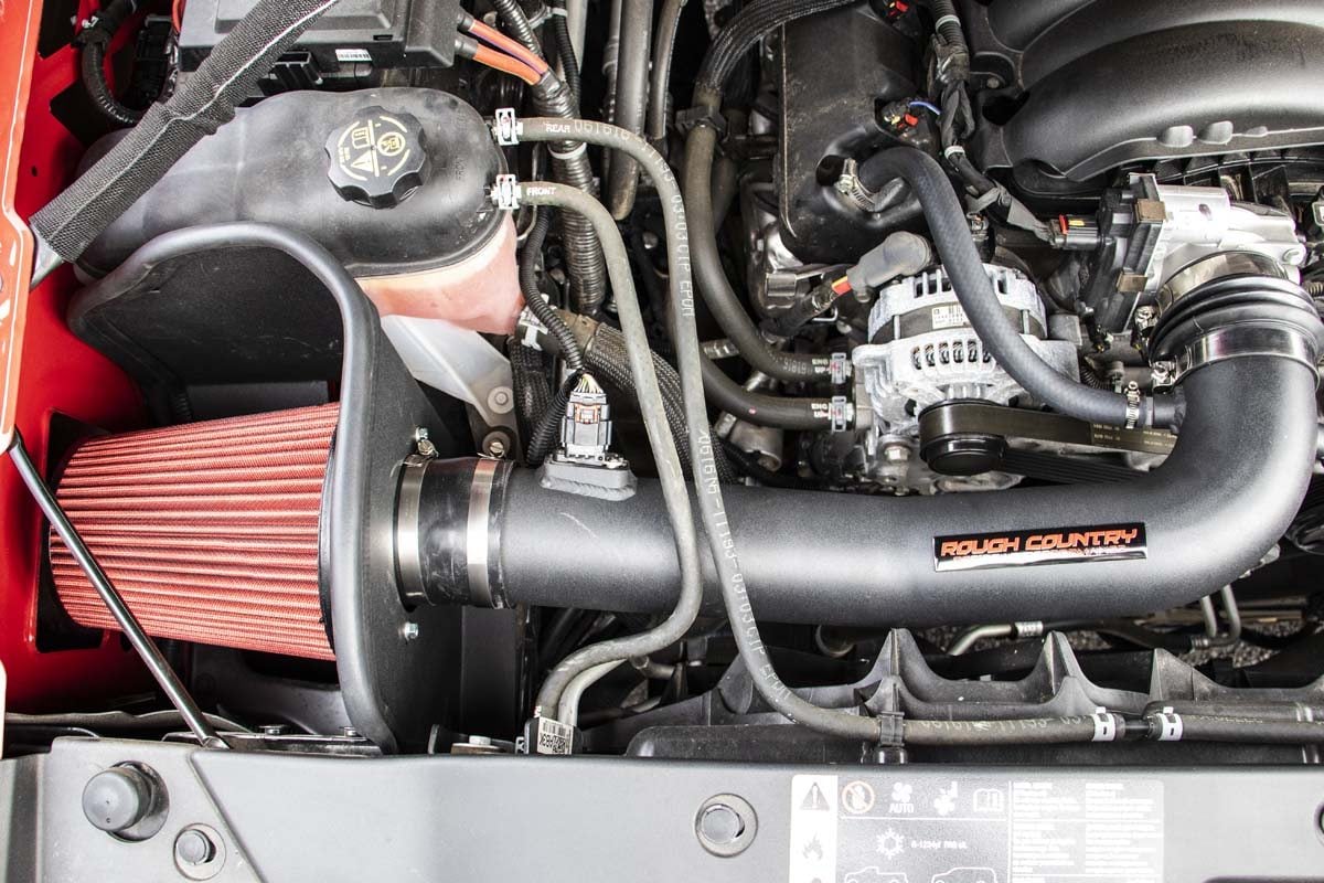 Cold Air Intake Kit | 5.3L/6.2L | Chevrolet Silverado/GMC Sierra 1500 | 2014-2018 | Rough Country | 10551 - Image 2