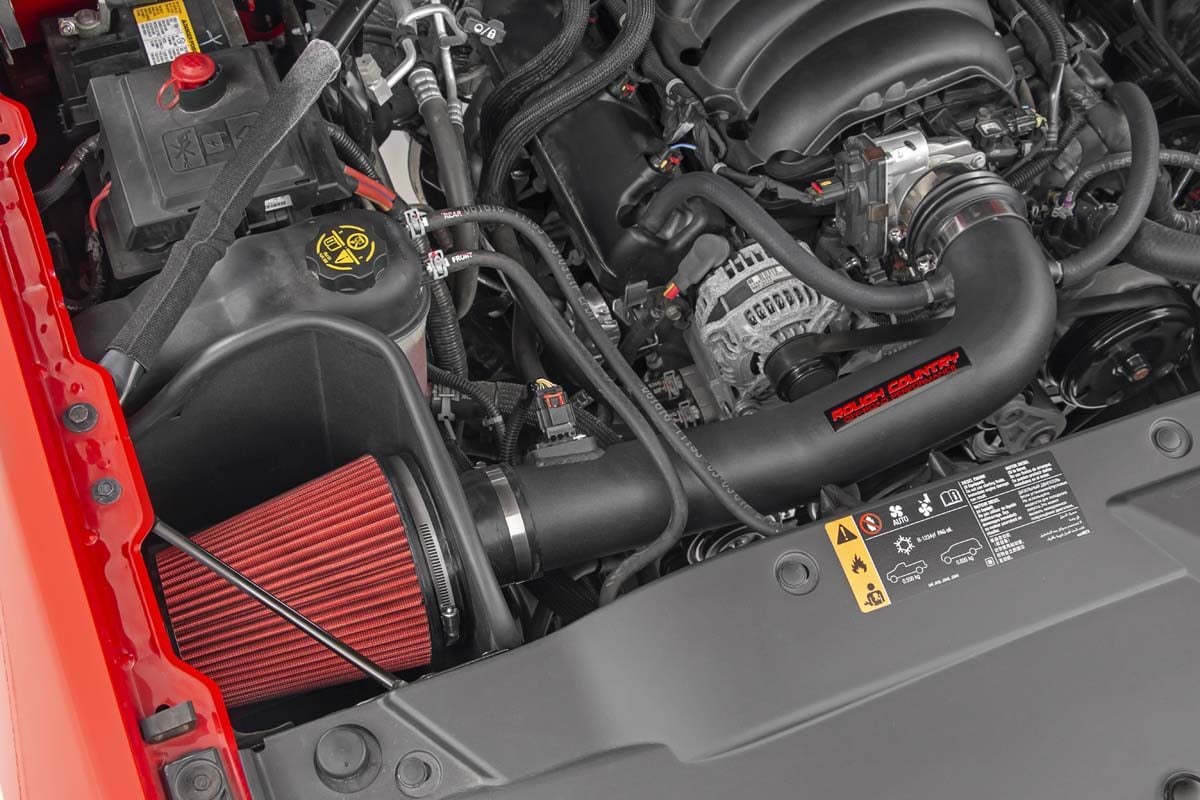 Cold Air Intake Kit | 5.3L/6.2L | Pre Filter | Chevrolet Silverado/GMC Sierra 1500 | 2014-2018 | Rough Country | 10551PF - Image 3