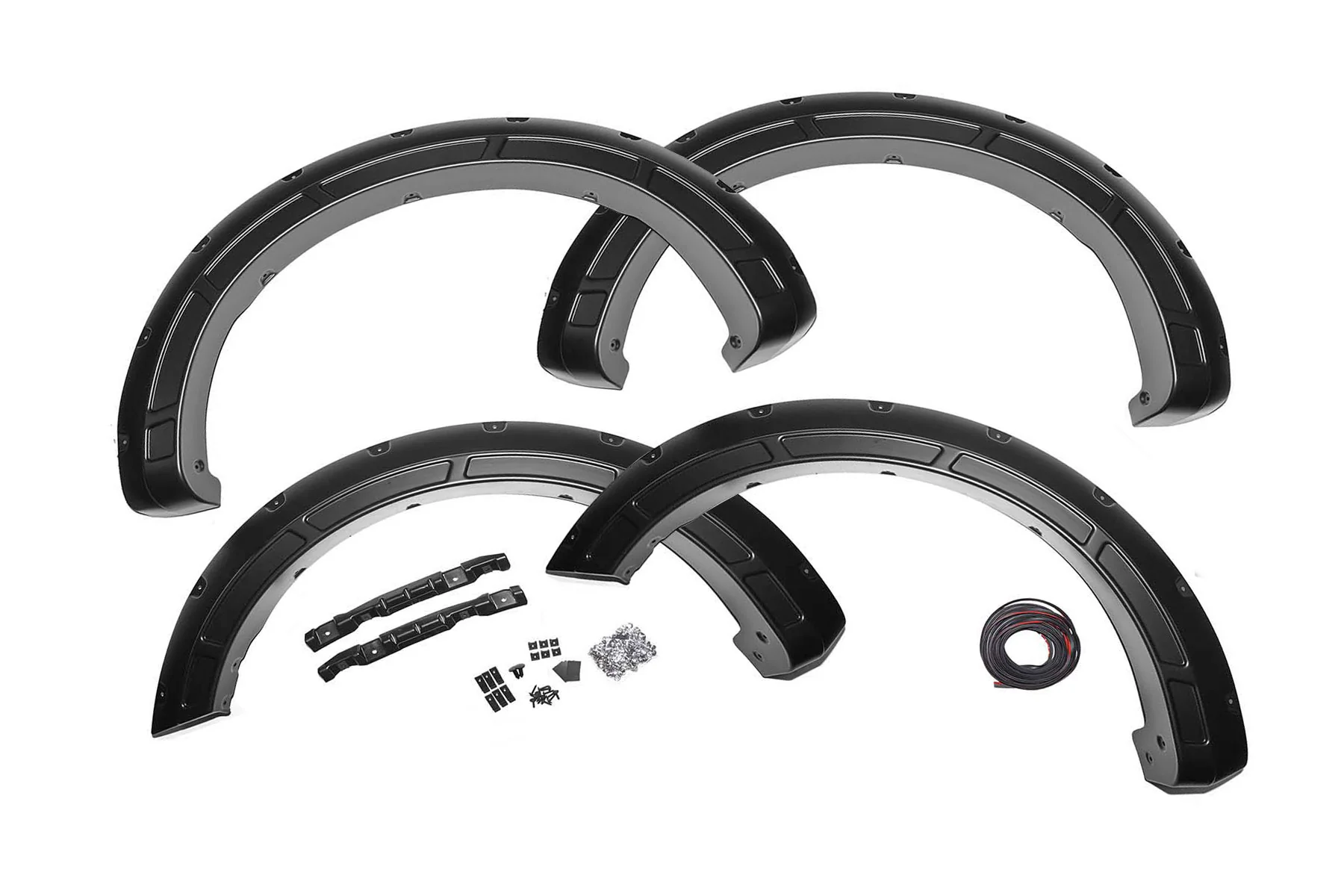 Defender Pocket Fender Flares | Ford F-150 2WD/4WD | 2015-2020 | Rough Country | A-F11811
