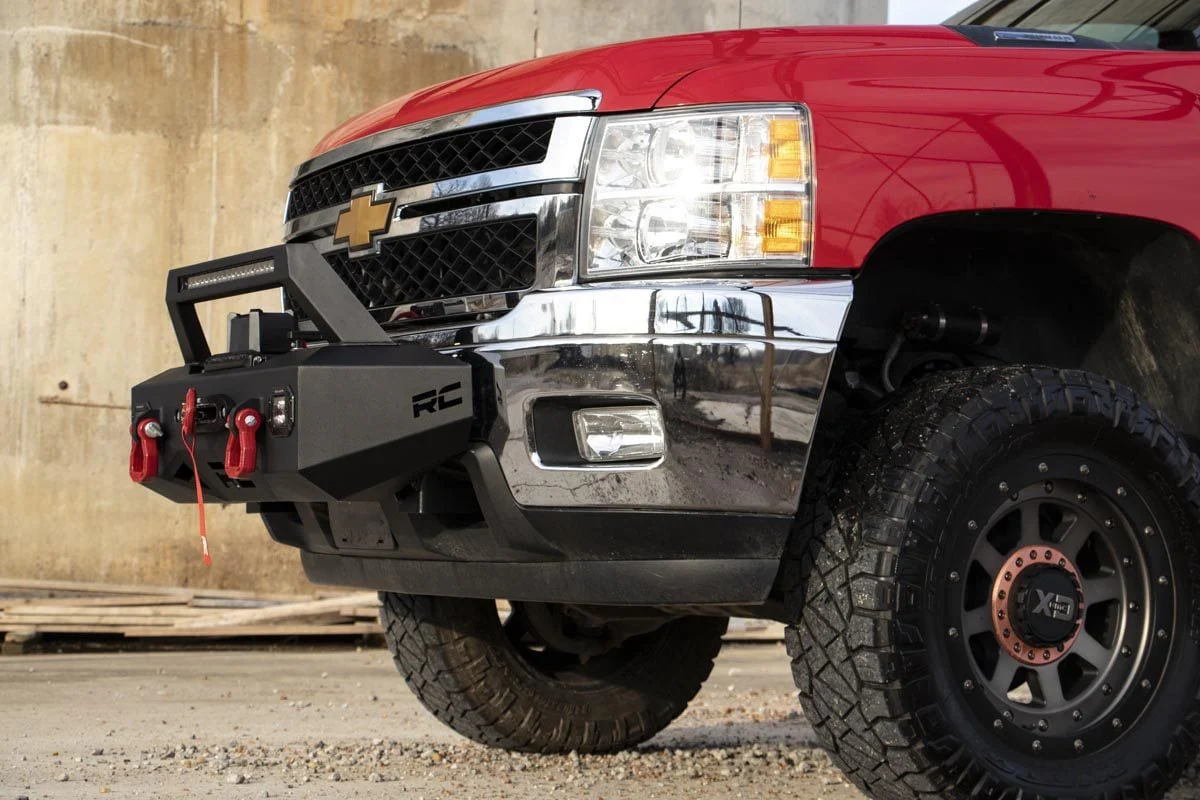 EXO Winch Mount Kit | Chevy Silverado 2500 HD/3500 HD | 2011-2019 | Rough Country | 10764 - Image 3