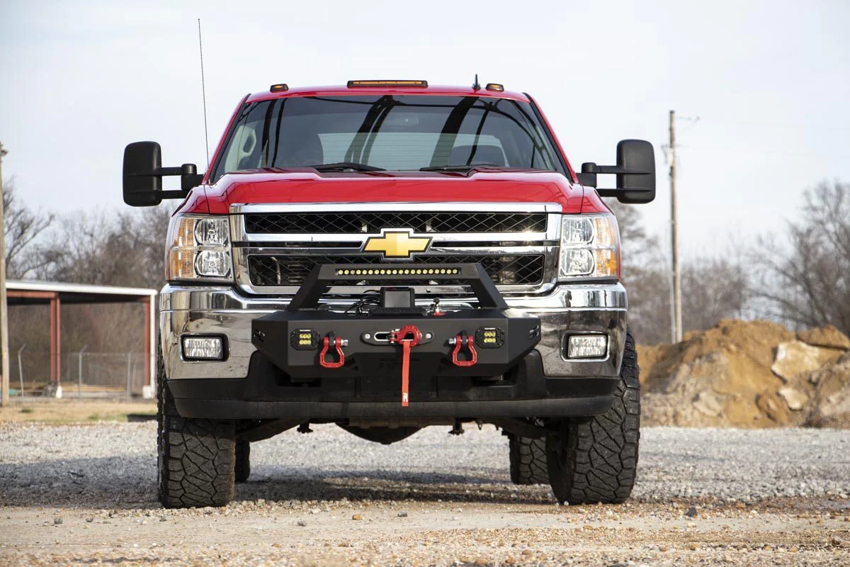 EXO Winch Mount Kit | Chevy Silverado 2500 HD/3500 HD | 2011-2019 | Rough Country | 10764 - Image 5