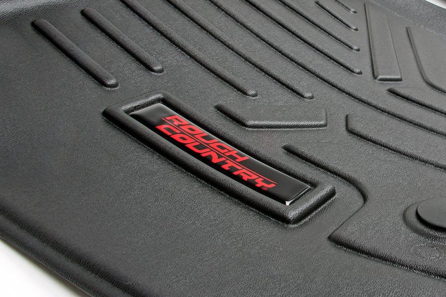 Floor Mats | Front | Over Hump | Ford F-150 /F-150 Lightning | 2015-2022 | Rough Country | M-5115 - Image 2