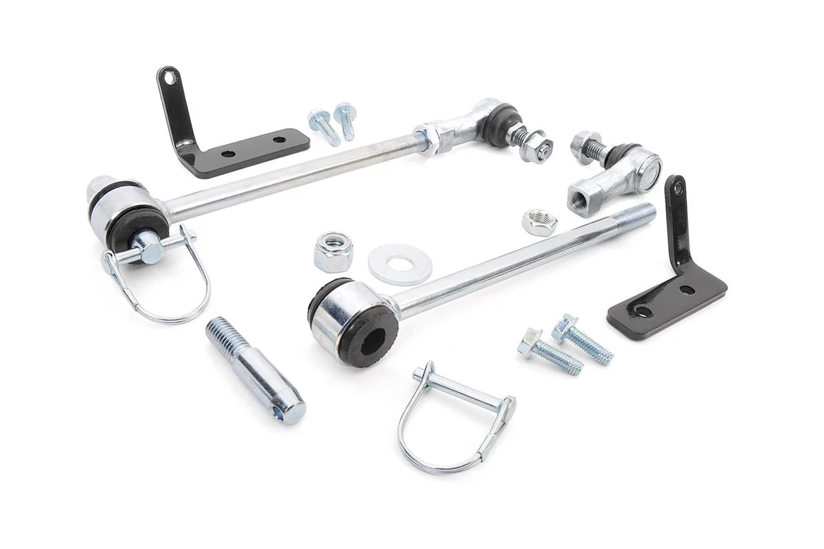Front Sway Bar Quick Disconnects for 2.5-inch Lifts | Rough Country | 1029
