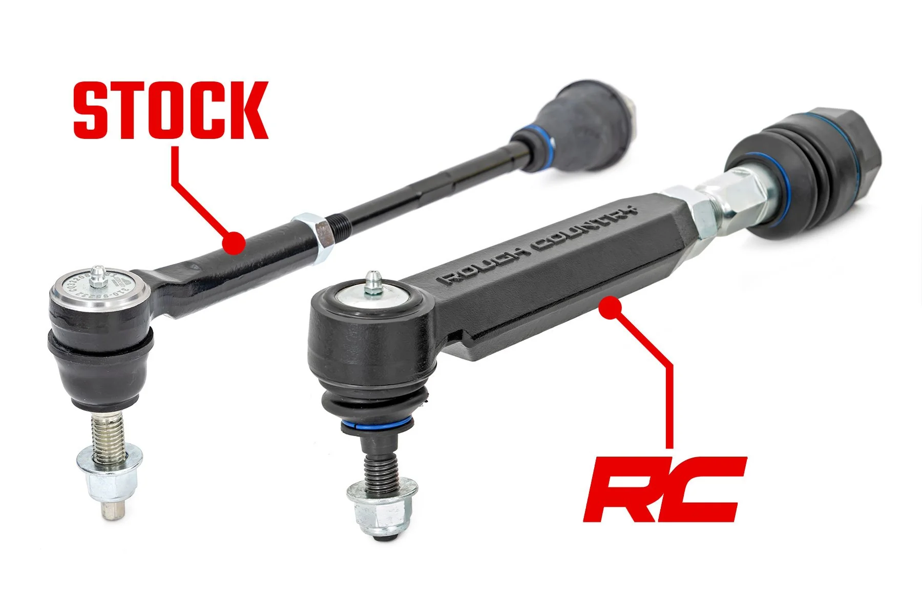 HD Forged Tie Rod End | Chevrolet Silverado/GMC Sierra 2500HD/3500HD | 2011-2022 | Rough Country | 11016 - Image 4