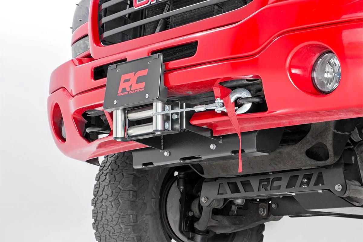 Hidden Winch Mounting Plate | Chevrolet Silverado/GMC Sierra 1500 | 1999-2006 | Rough Country | 11002 - Image 3