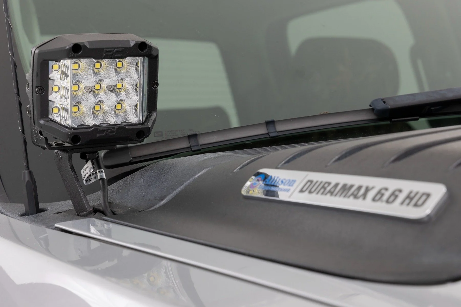 LED Light | Ditch Mount | 3" OSRAM | Wide | Chevy 1500 & Chevrolet Silverado/GMC Sierra 2500HD/3500HD | 2007-2013 | Rough Country | 71062 - Image 4