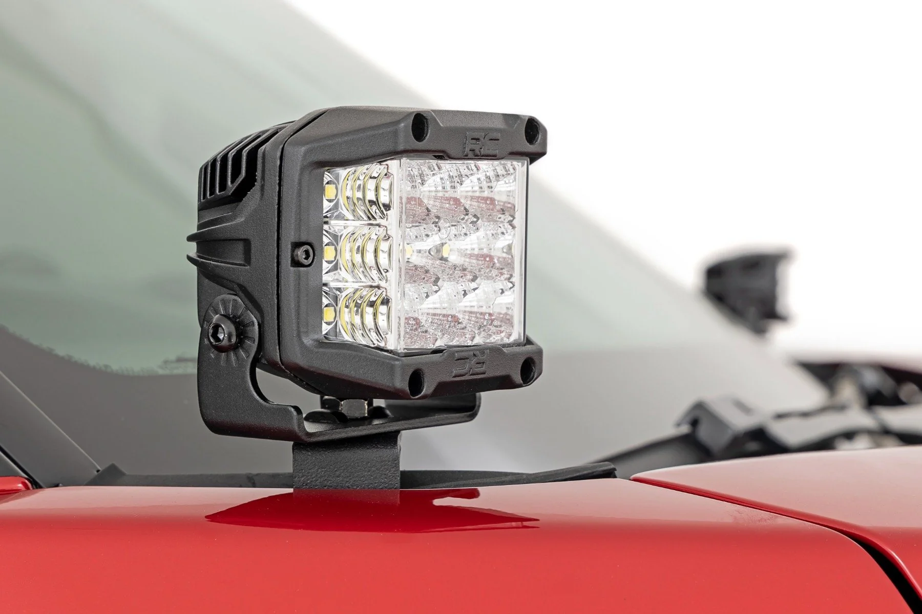 LED Light | Ditch Mount | 3" OSRAM | Wide | Toyota Tundra | 2022-2022 | Rough Country | 71075 - Image 5