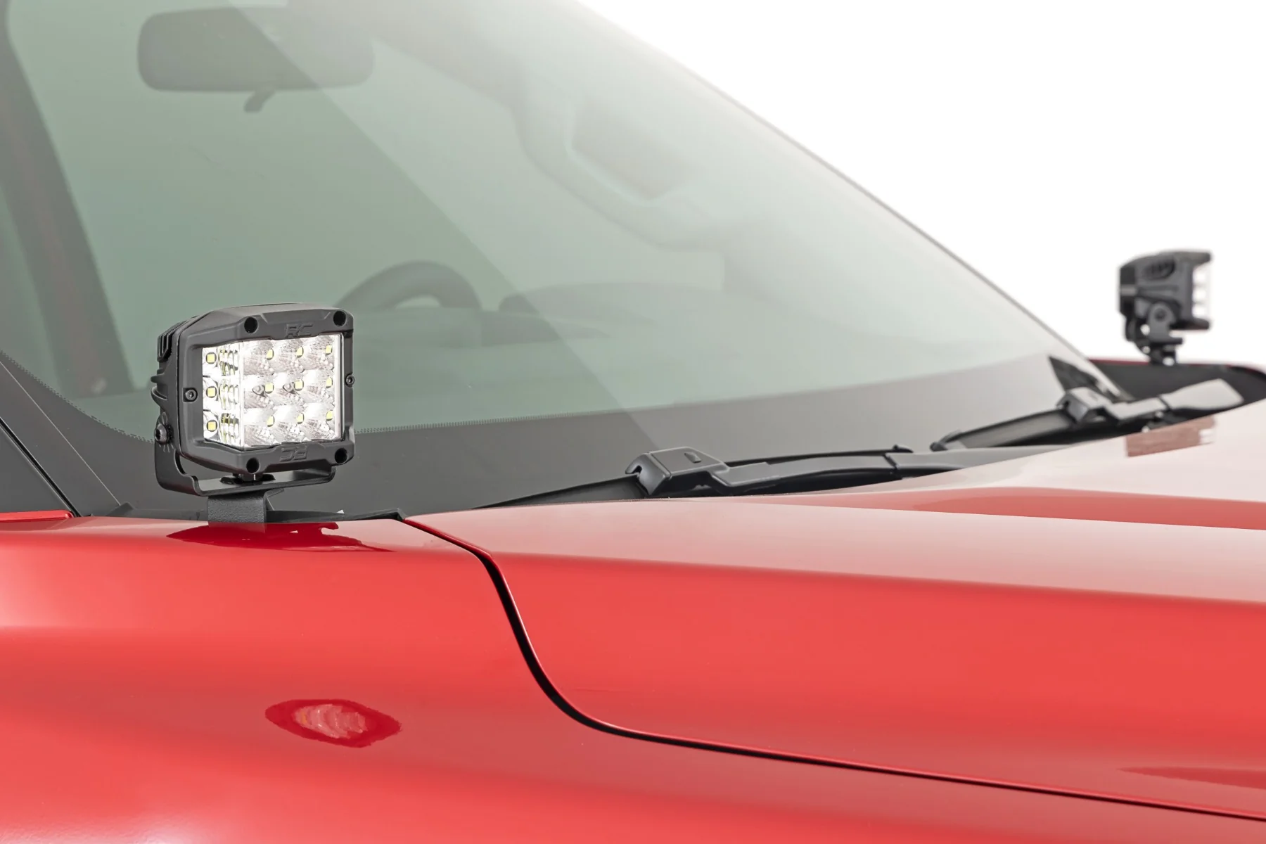 LED Light | Ditch Mount | 3" OSRAM | Wide | Toyota Tundra | 2022-2022 | Rough Country | 71075 - Image 6