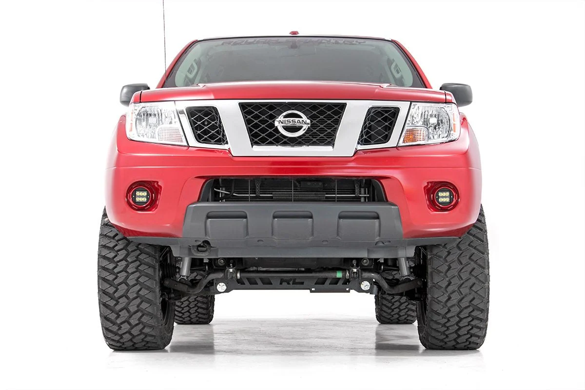 LED Light | Fog Mount | 2" Black Pair | Spot | Nissan Frontier | 2005-2020 | Rough Country | 71023 - Image 2