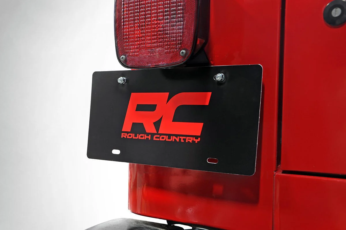 Rough Country License Plate Adapter (Wrangler TJ / LJ) | Rough Country | 10510 - Image 3