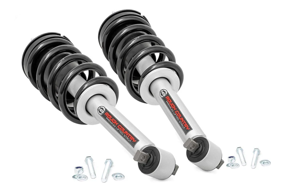 Loaded Strut Pair | 3.5 Inch | Chevrolet Silverado/GMC Sierra 1500 Truck & SUV | 2007-2013 | Rough Country | 501084