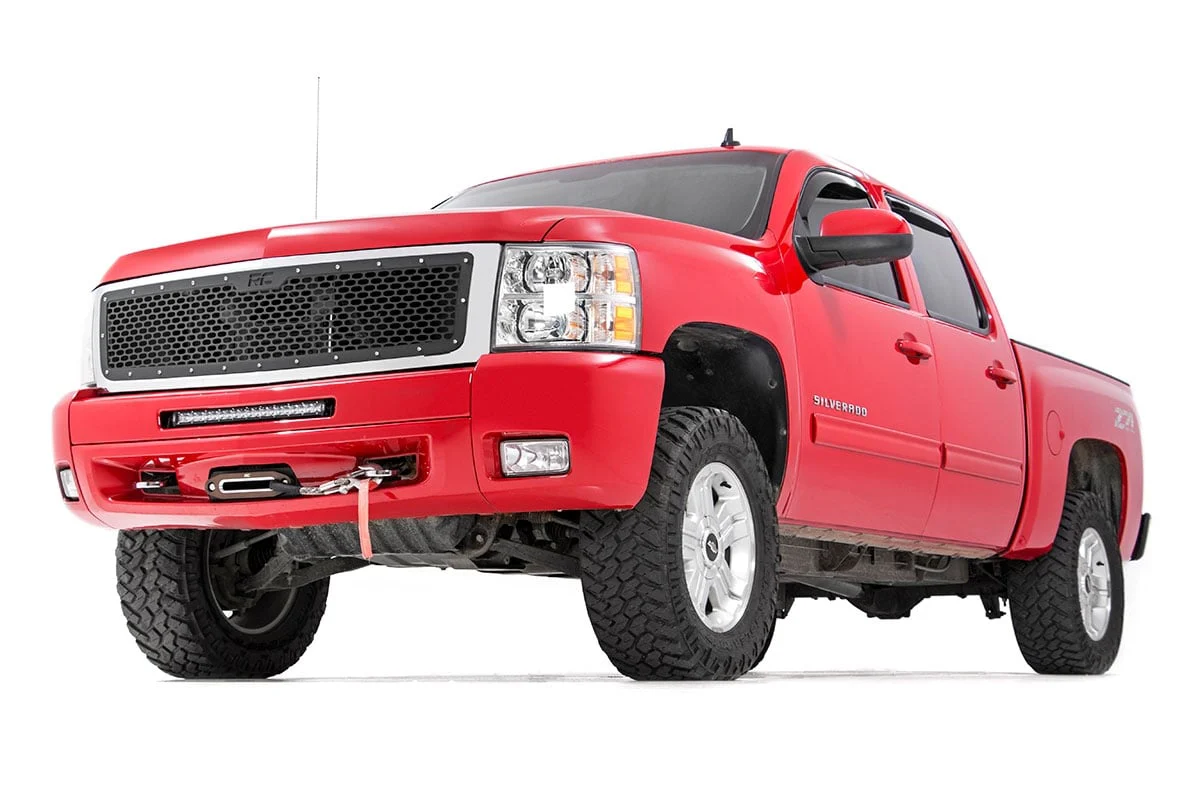 Mesh Grille | Chevy Silverado 1500 2WD/4WD | 2007-2013 | Rough Country | 70194 - Image 3