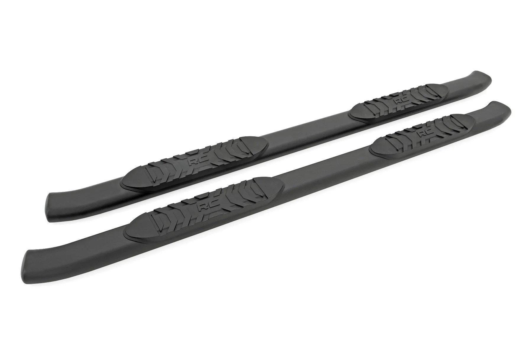 Oval Nerf Step | Double Cab | Black | Toyota Tacoma 2WD/4WD | 2005-2022 | Rough Country | 21008 - Image 3