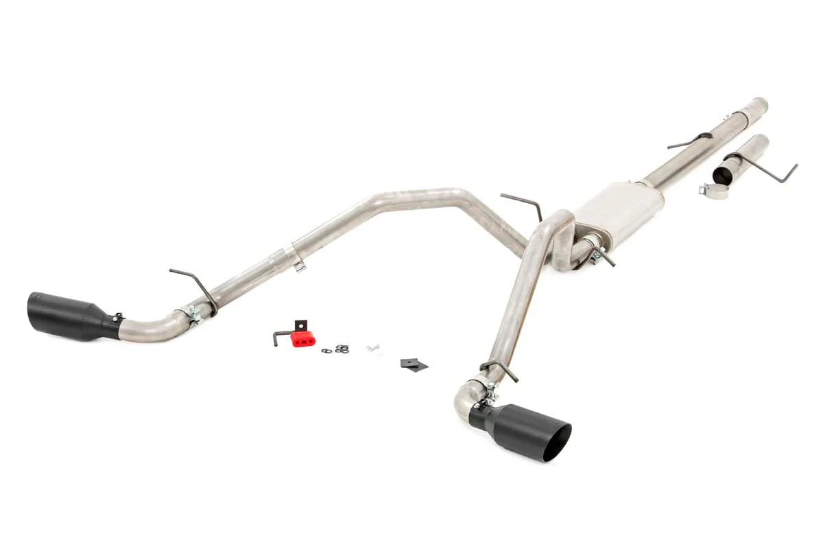 Performance Cat-Back Exhaust | 4.8L/5.3L | Chevrolet Silverado/GMC Sierra 1500 | 2009-2013 | Rough Country | 96008
