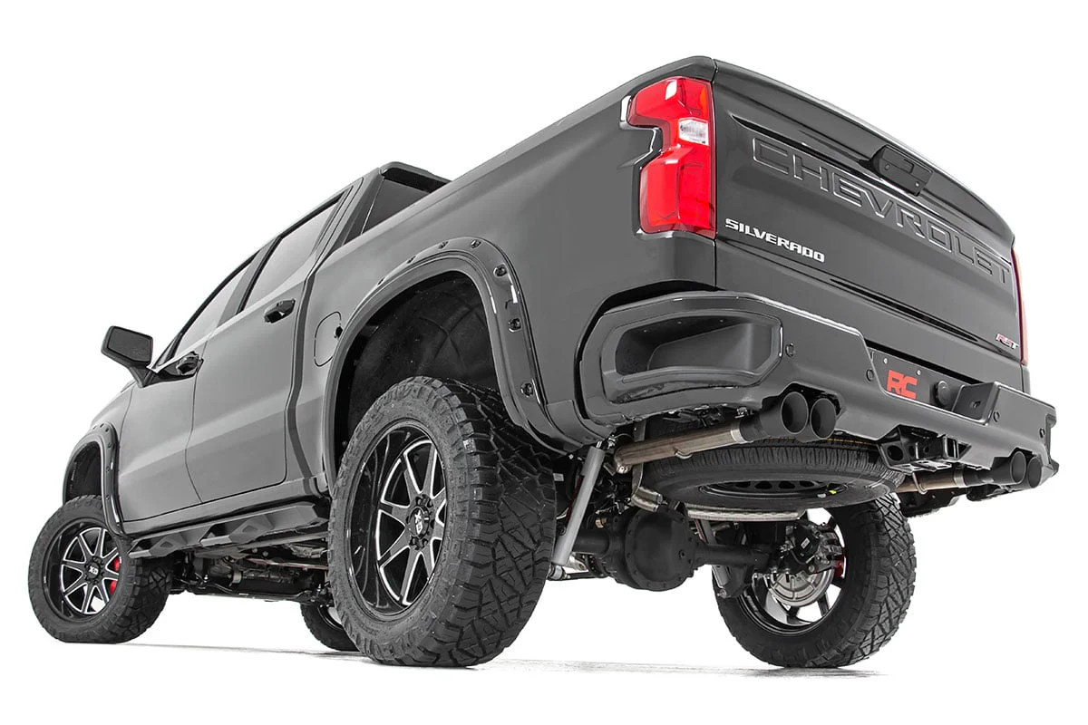 Performance Cat-Back Exhaust | 6.2L | 5'8" & 6'6" Bed | Chevrolet Silverado/GMC Sierra 1500 | 2019-2022 | Rough Country | 96014 - Image 5
