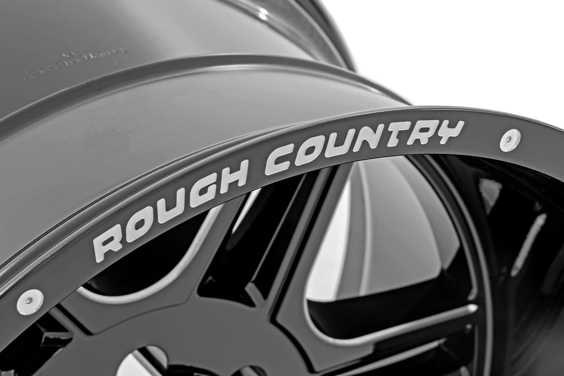 Rough Country 92 Series Wheel | Machined One-Piece | Gloss Black | 20x12 | 8x6.5 | -44mm | 2001-2010 | 92201210 - Image 2