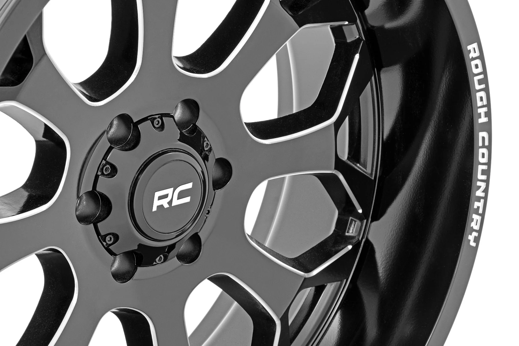 Rough Country 96 Series Wheel | One-Piece | Gloss Black | 20x10 | 6x135 | -19mm | 2009-2022 | 96201017 - Image 3