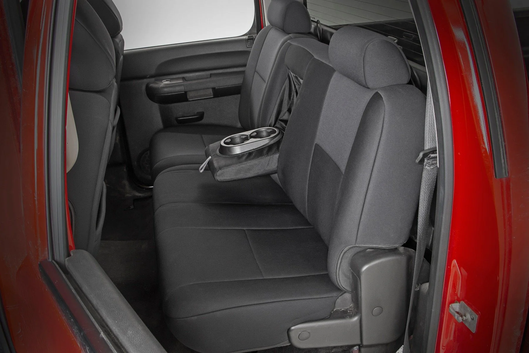 Seat Covers | FR 40/40/20 & RR Full Bench | Chevrolet Silverado/GMC Sierra 1500/2500HD | 2007-2013 | Rough Country | 91033 - Image 4