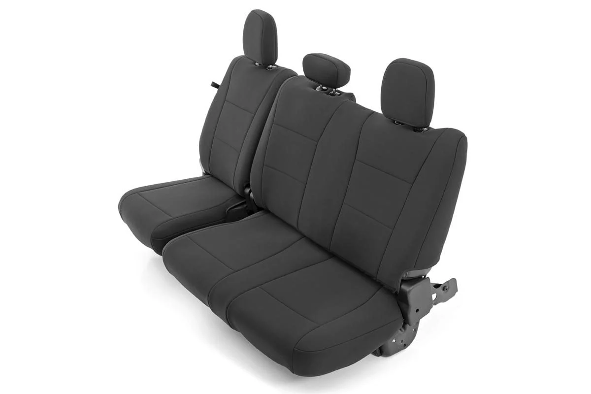 Seat Covers | FR Bucket and RR Bench | Ford F-150 /Super Duty | 2015-2022 | Rough Country | 91018 - Image 5