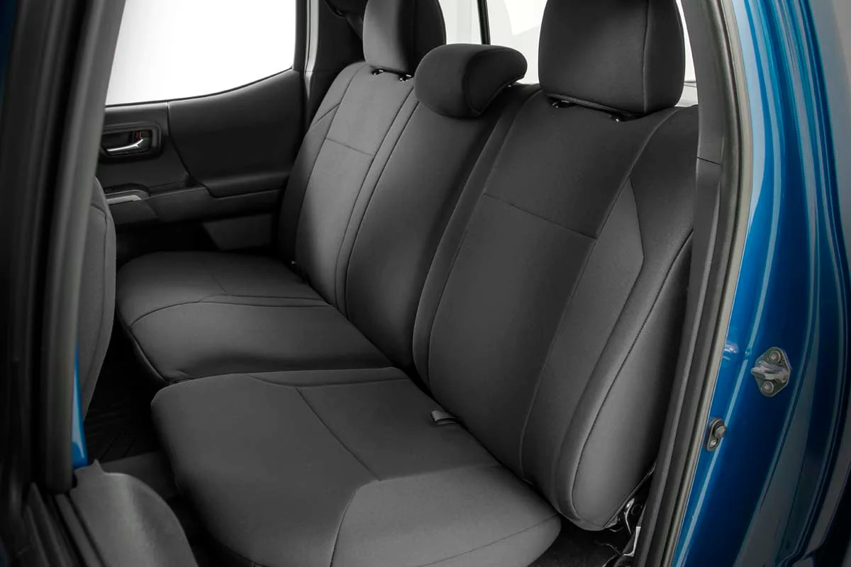 Seat Covers | Front | Crew Cab | Toyota Tacoma 2WD/4WD | 2016-2022 | Rough Country | 91030 - Image 3