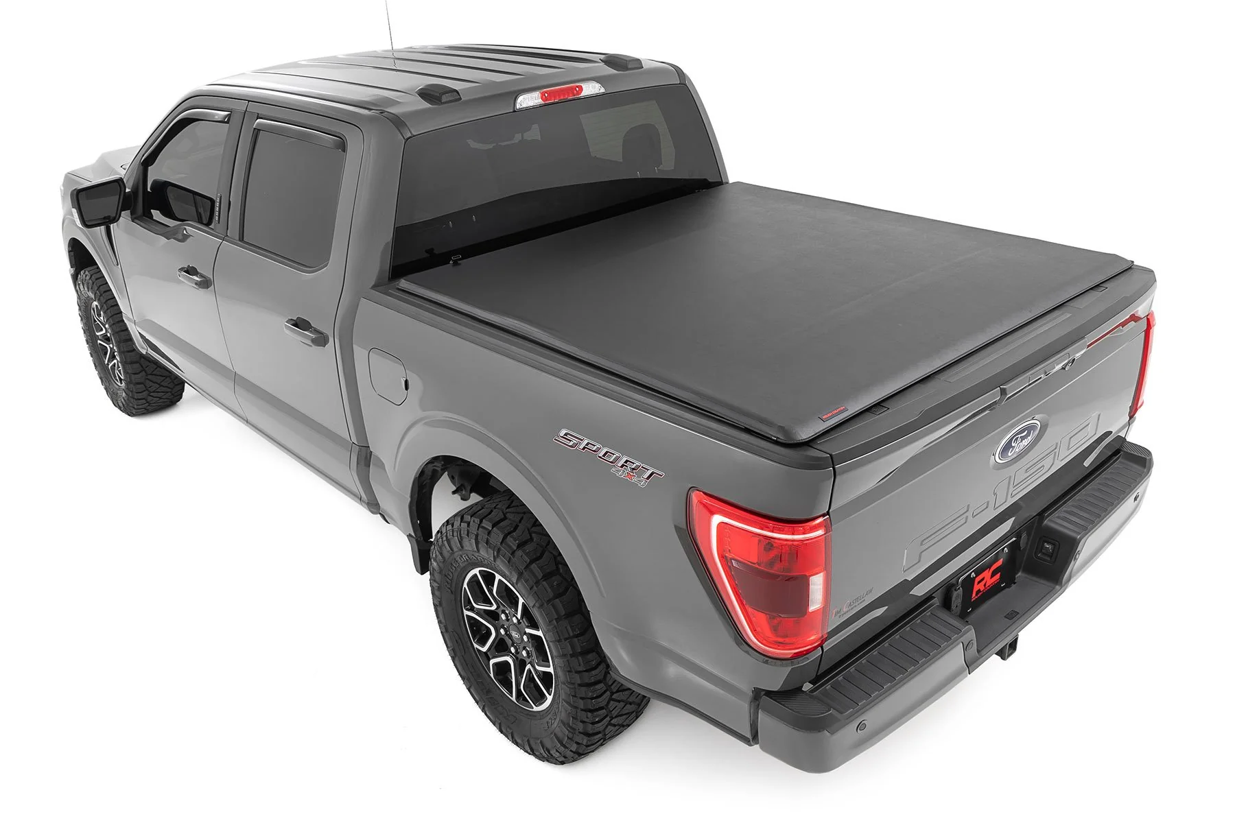 Soft Roll Up Bed Cover | 6'7" Bed | Ford F-150 /F-150 Lightning -2022 | 2015-2022 | Rough Country | 42225650 - Image 3